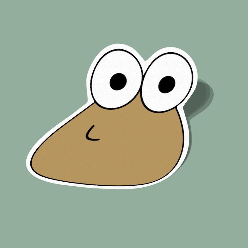 استیکر پو Pou