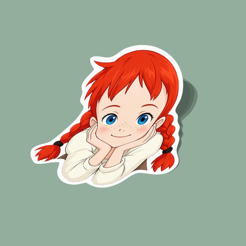 استیکر آنه شرلی Anne of Green Gables