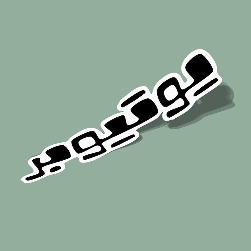 استیکر یوتیوبر تایپوگرافی