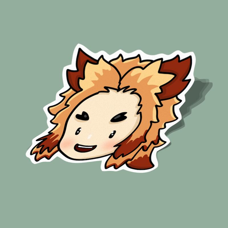 استیکر کیوجورو رنگوکو Kyojuro Rengoku دیمن اسلیر