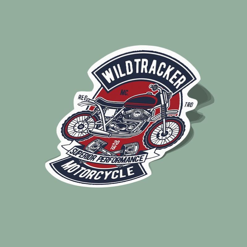 استیکر آخرمسیر موتور وایلد تراکر Wildtracker