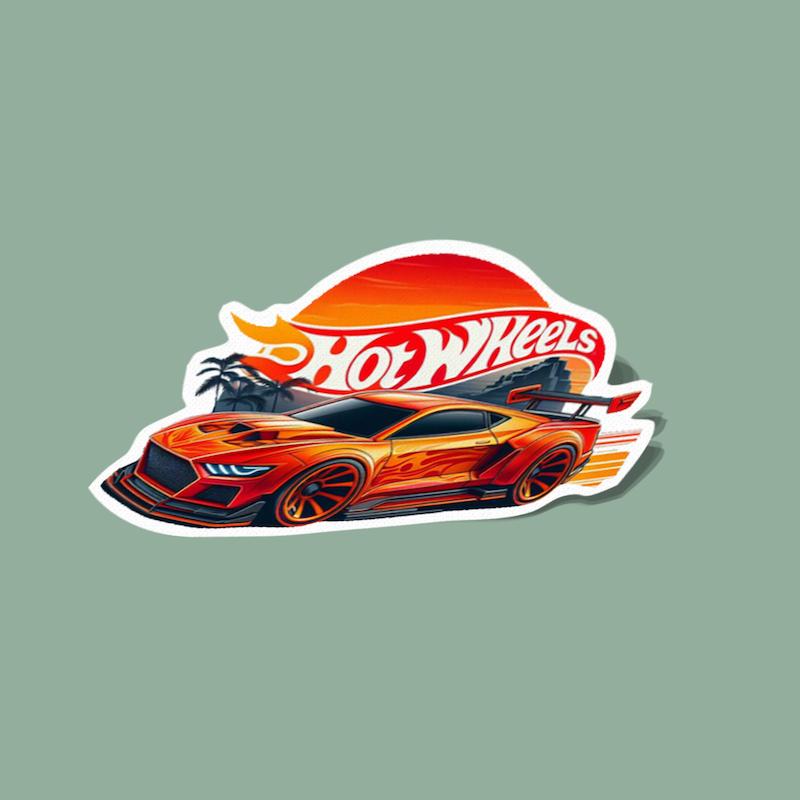 استیکر رعد هات ویلز Hot Wheels