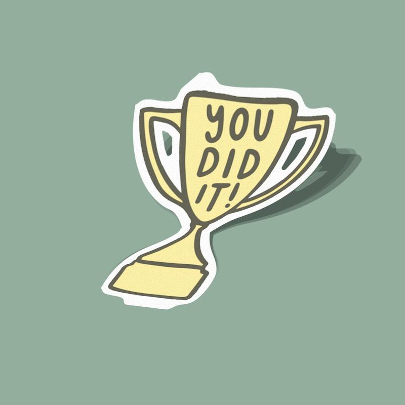 استیکر انجامش دادی You Did It