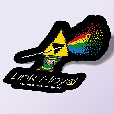 استیکر Link Floyd the Dark Side of Hyrule