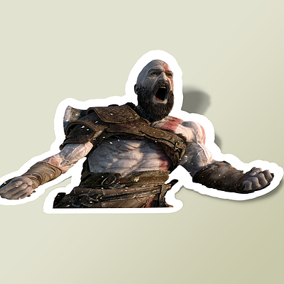 استیکر Kratos 01
