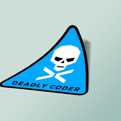 استیکر deadly-coder