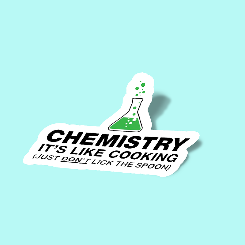 استیکر Funny Chemistry, Science Humor