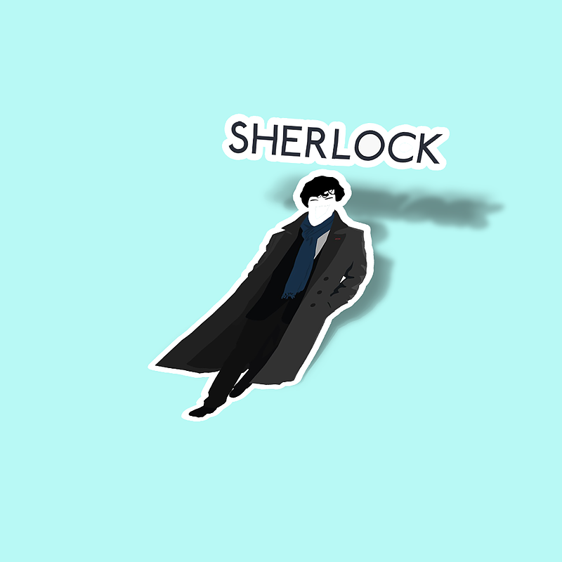 استیکر Sherlock 01