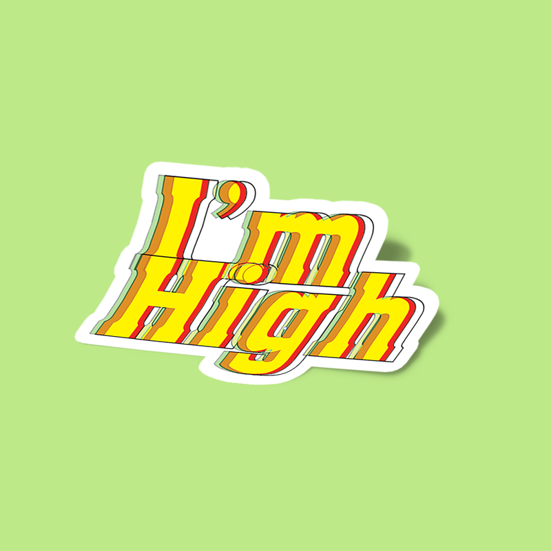 استیکر i-am-high