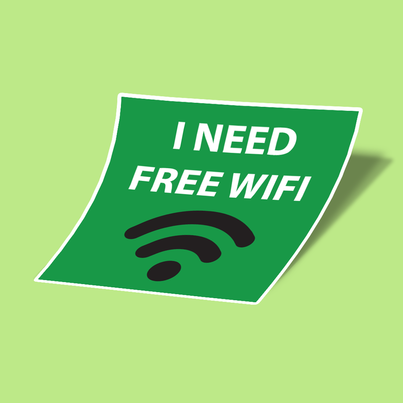 استیکر free wifi