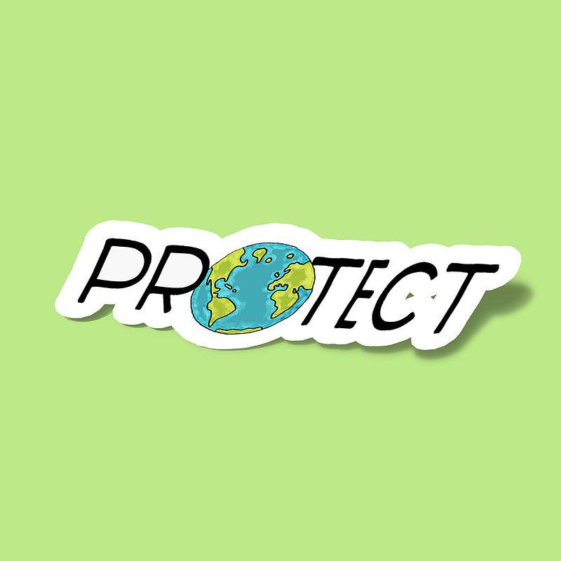 استیکر Protect Earth 2