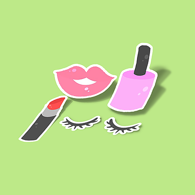 استیکر Makeup 01