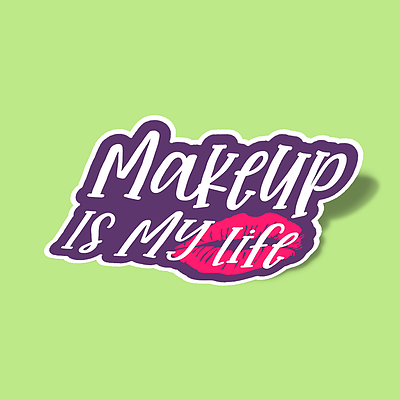 استیکر Makeup is my life