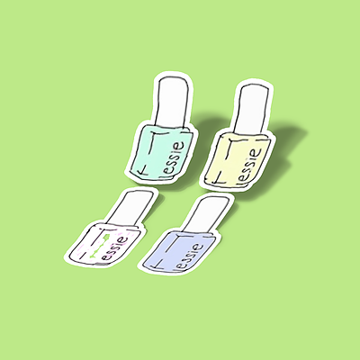 استیکر Nail Polish