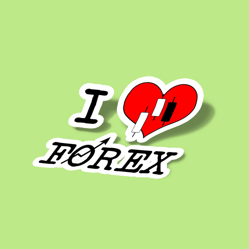 استیکر I love Forex