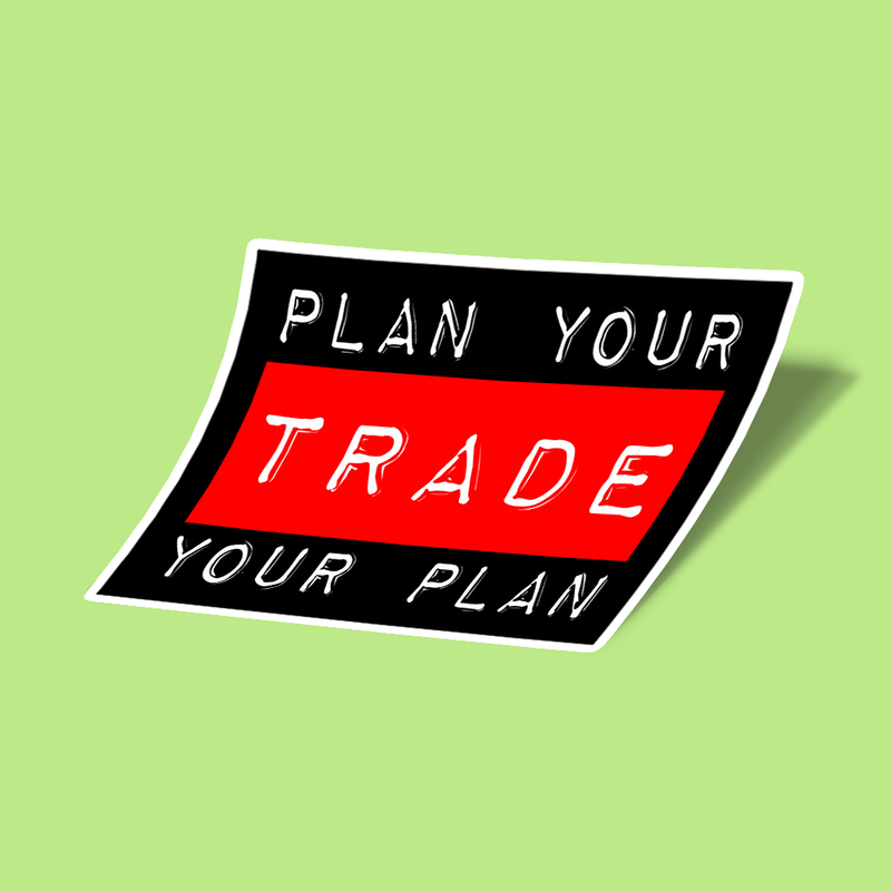 استیکر Plan Your Trade Your Plan