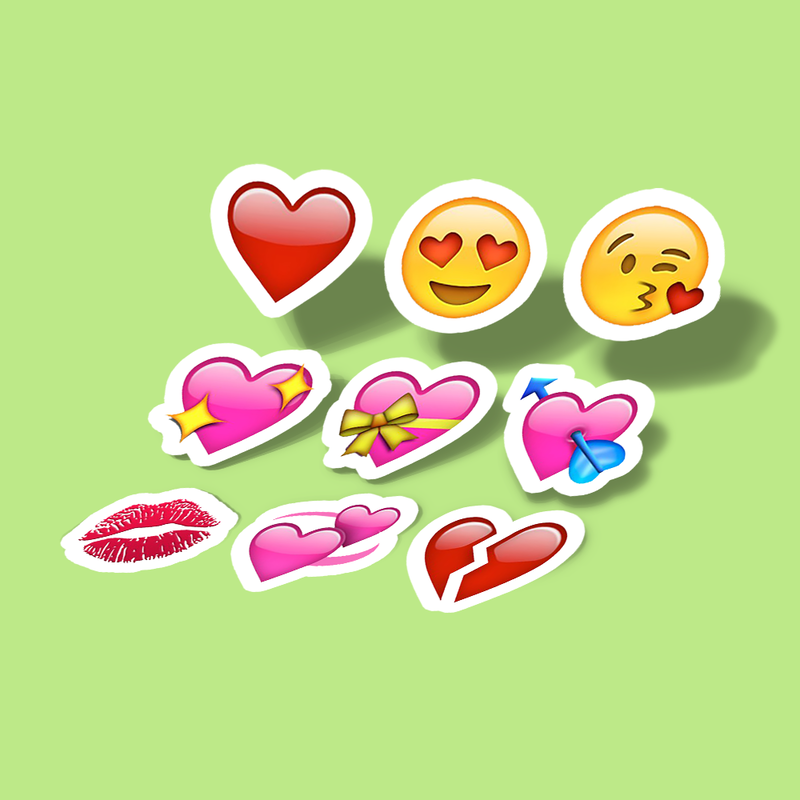 استیکر (Smilies Emoji (Love Pack