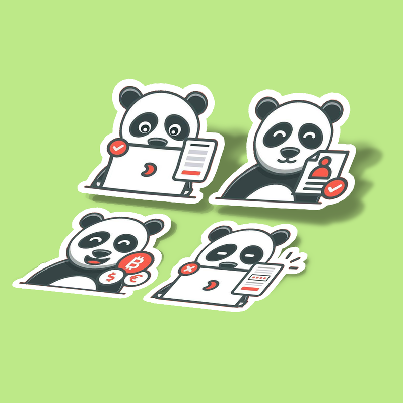 استیکر employee Panda
