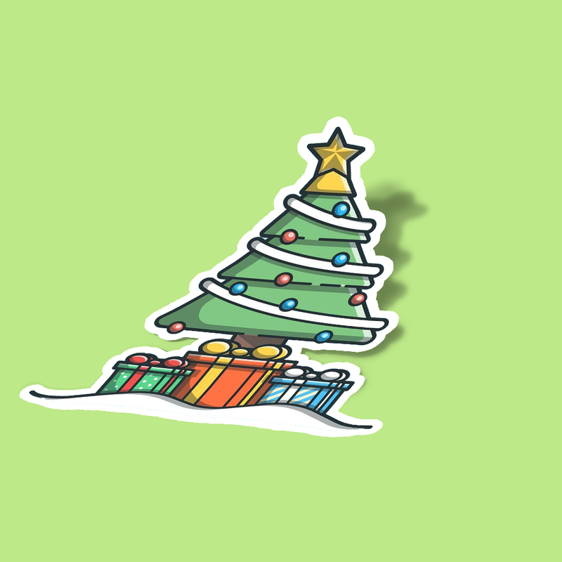 استیکر Christmas Tree
