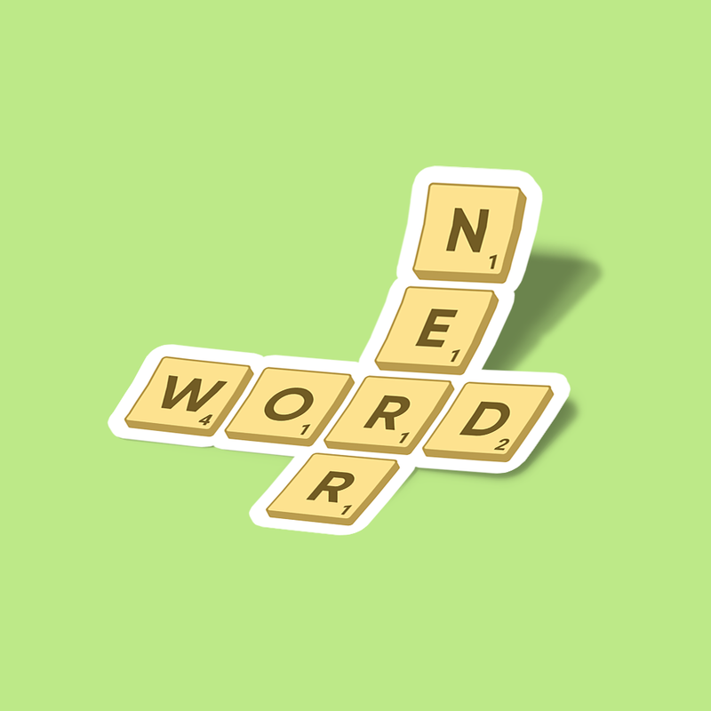 استیکر Word-nerd