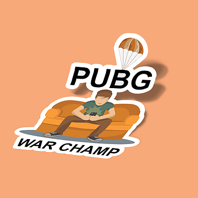 استیکر pubg war champ