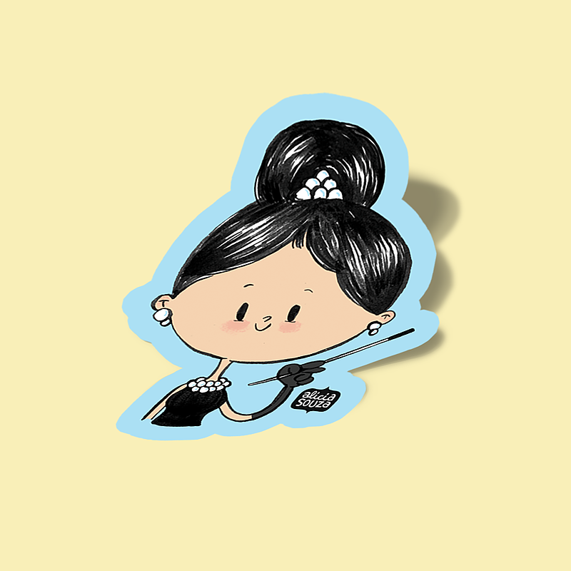 استیکر audrey
