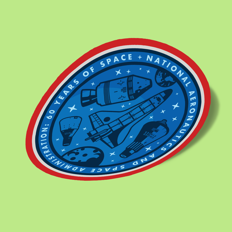 استیکر ناسا با 60 سال سابقه
