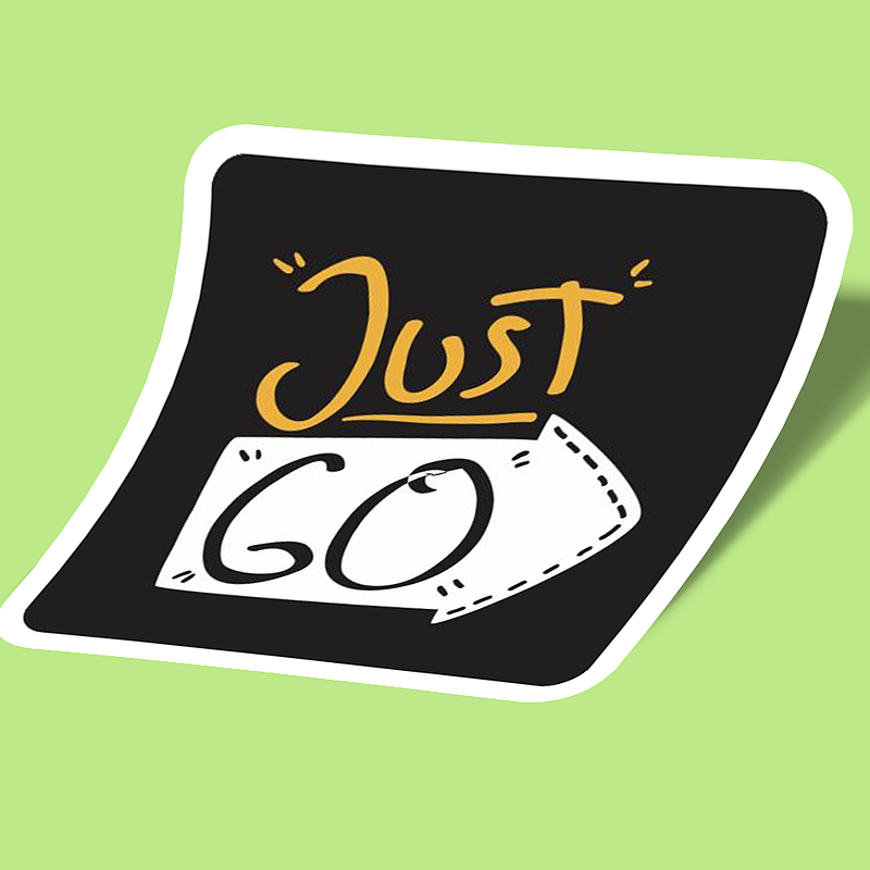 استیکر just Go