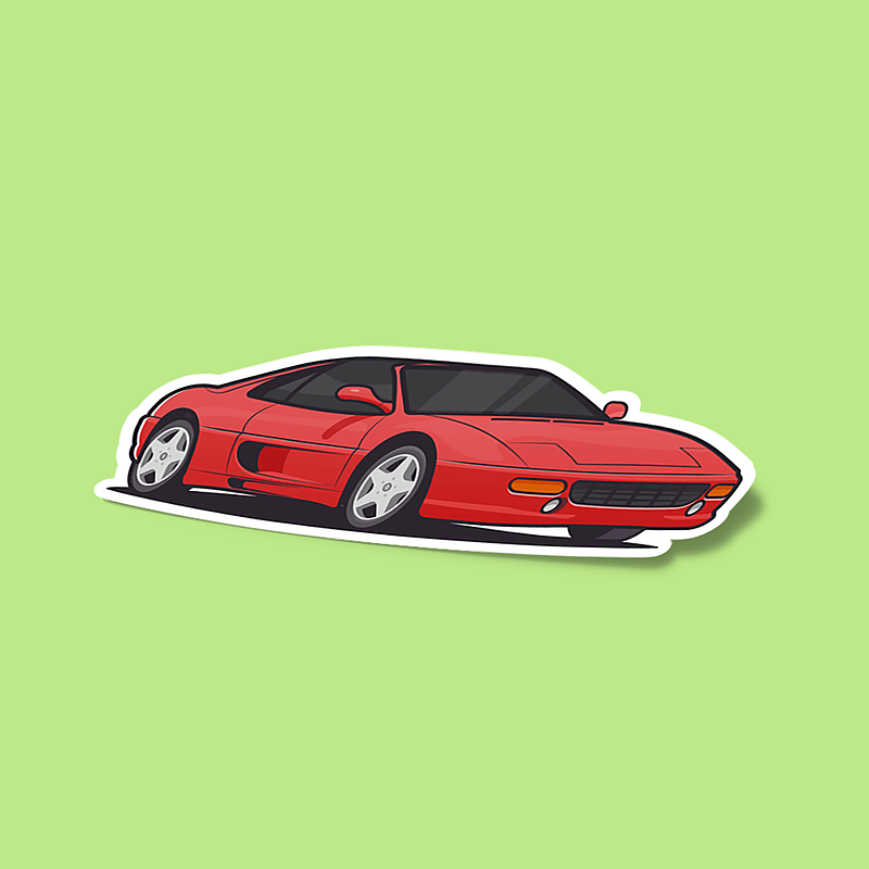 استیکر ferrari