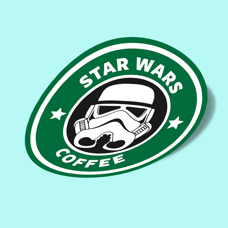 استیکر star wars coffee