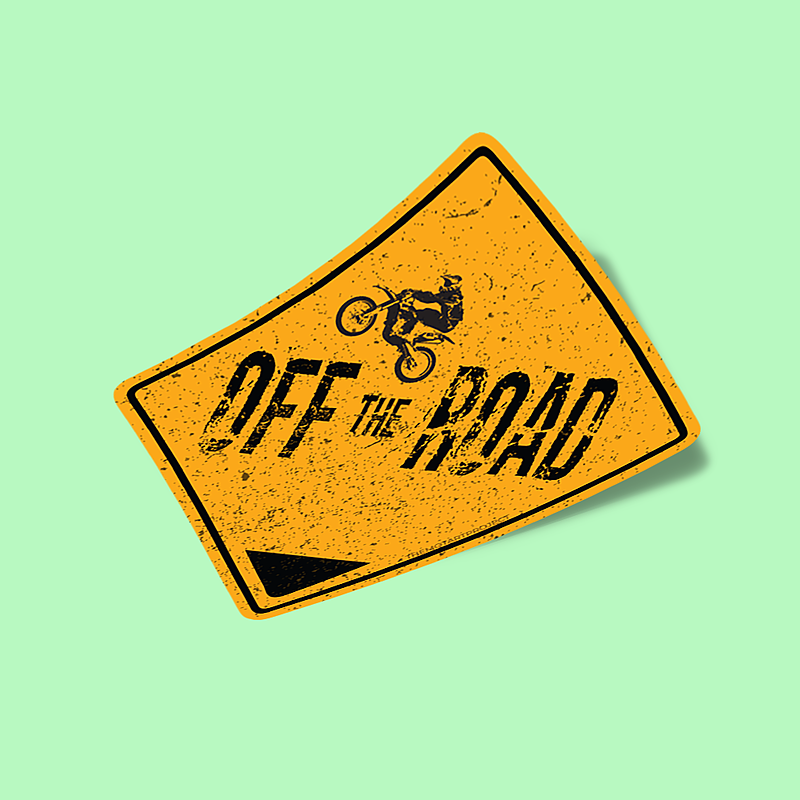 استیکر off the road