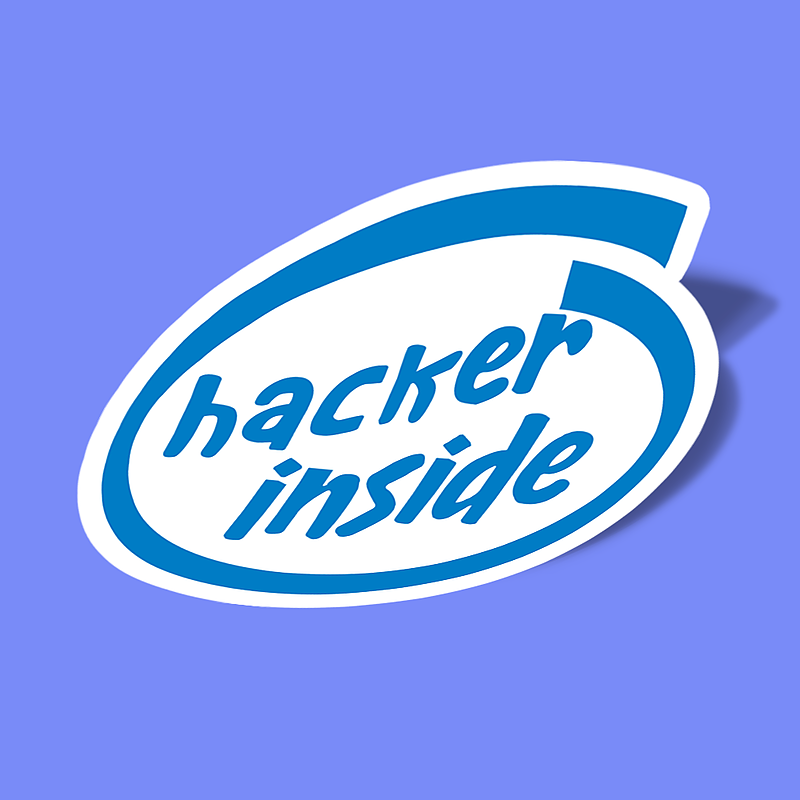 استیکر hacker inside