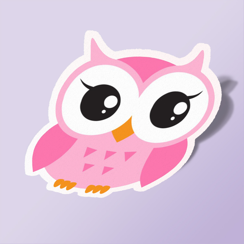 استیکر Pink Owl