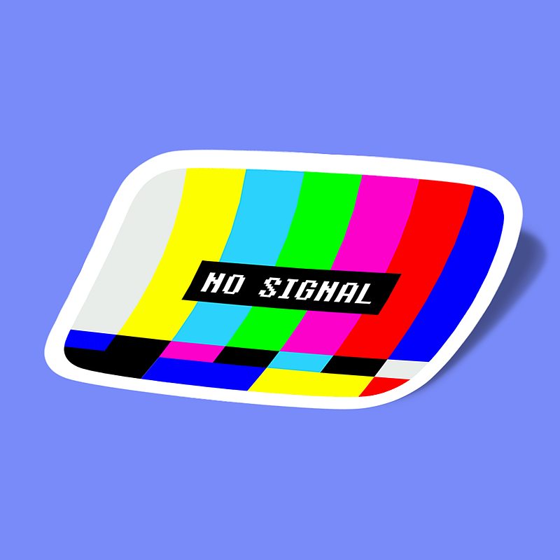استیکر no signal2