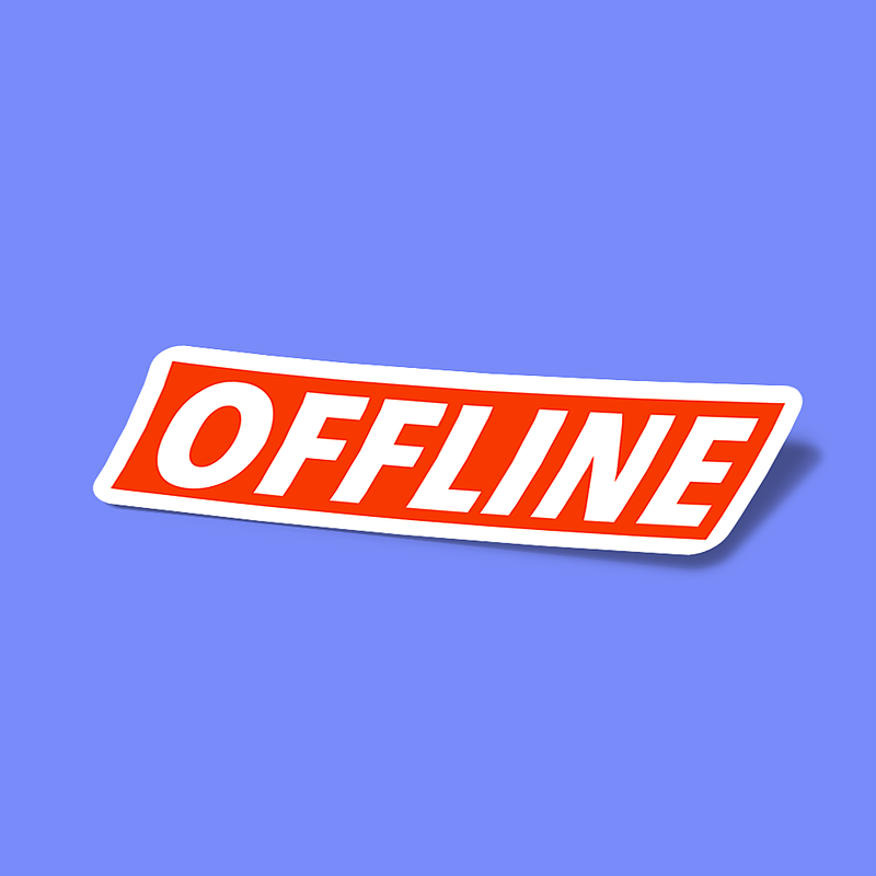 استیکر offline