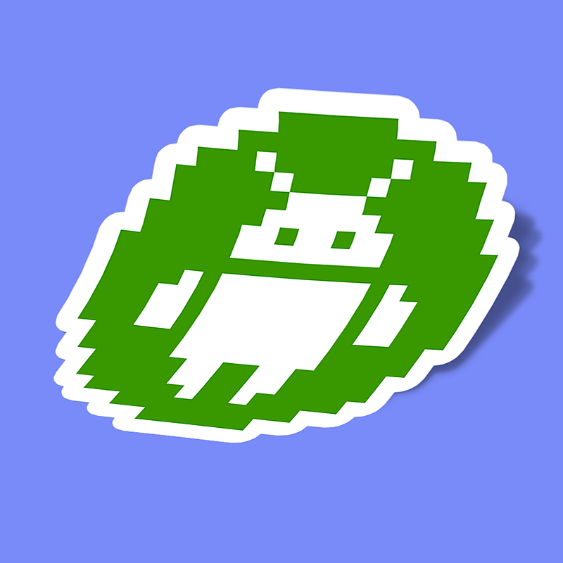 استیکر pixel droid
