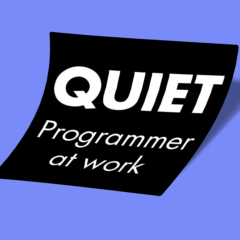 استیکر Programmer at work