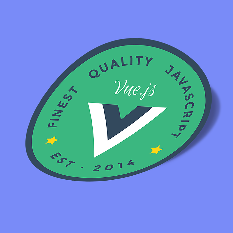 استیکر vue js emblem