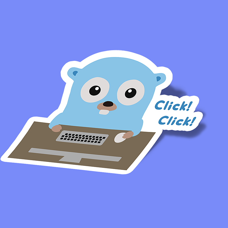 استیکر gopher click click