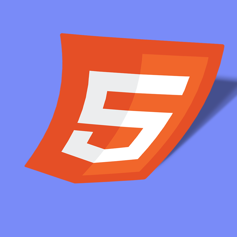 استیکر HTML5 Mark Shape Cut