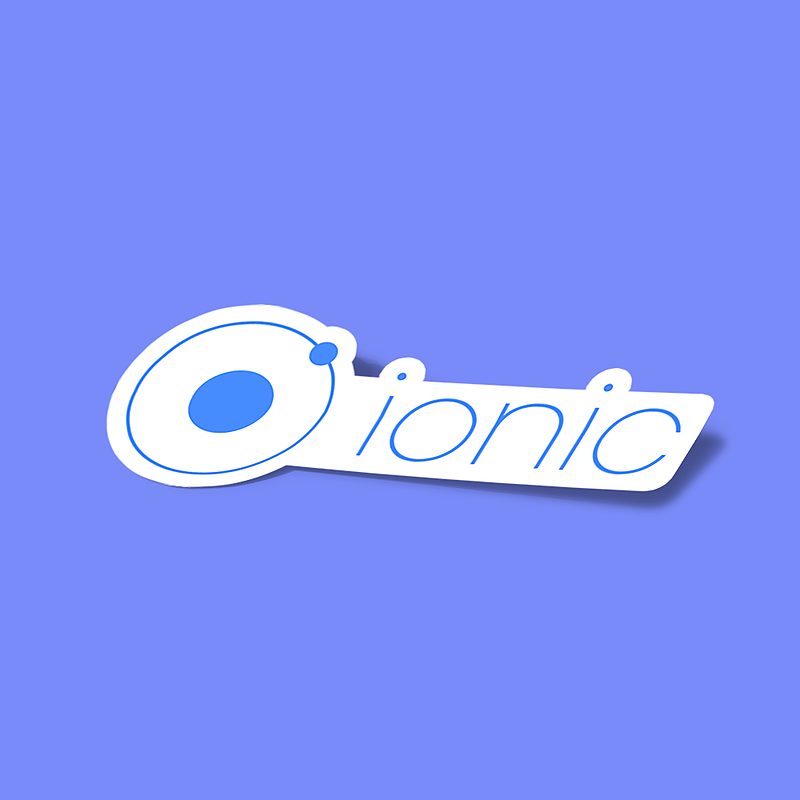 استیکر ionic