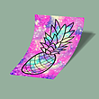 کارت استیکر Colurful Pineapple