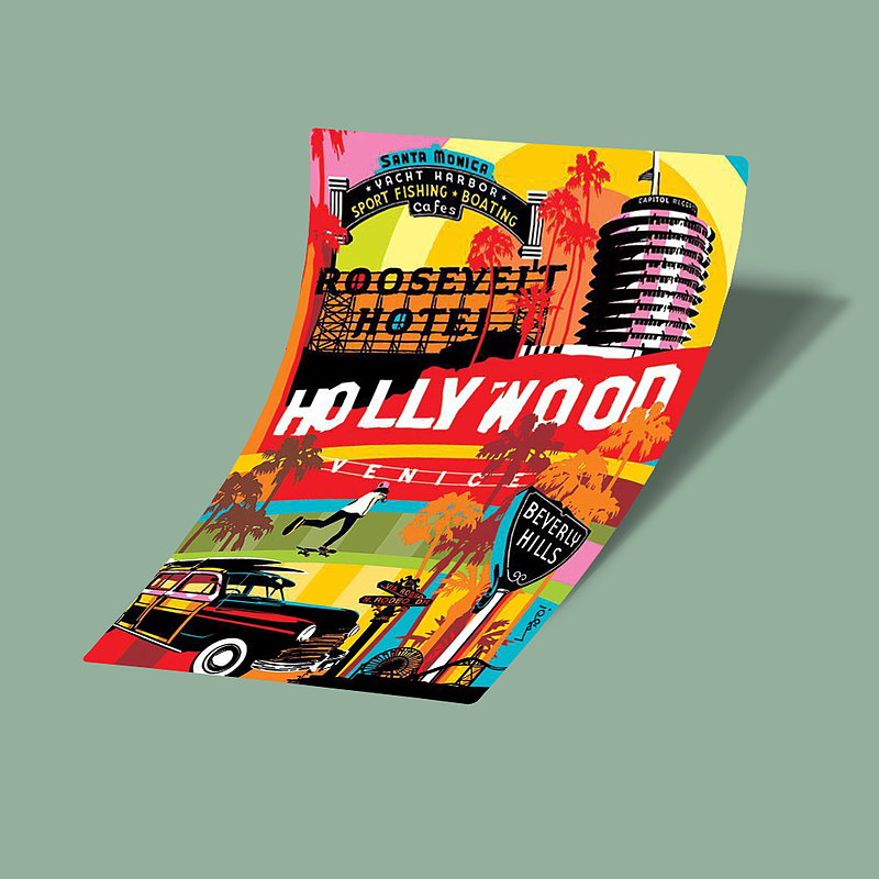 کارت استیکر Hollywood