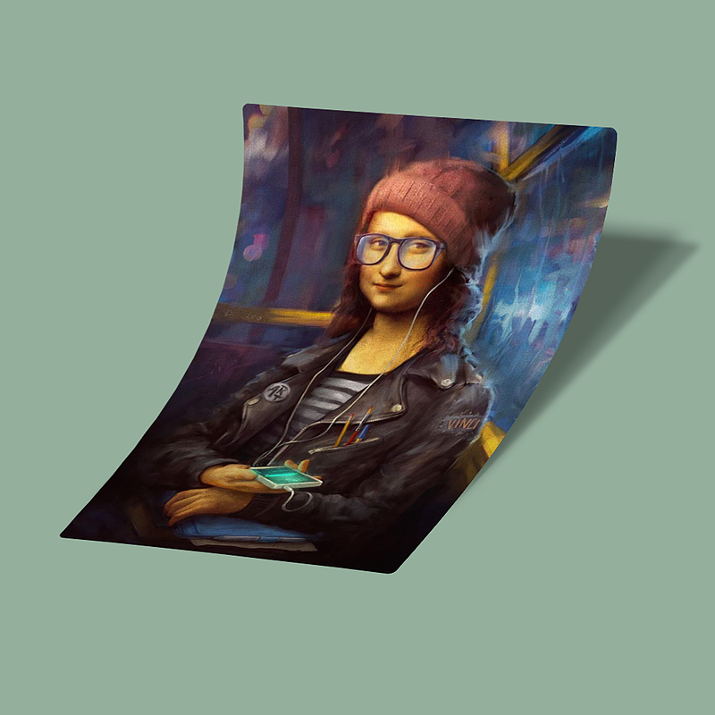 کارت استیکر New Mona