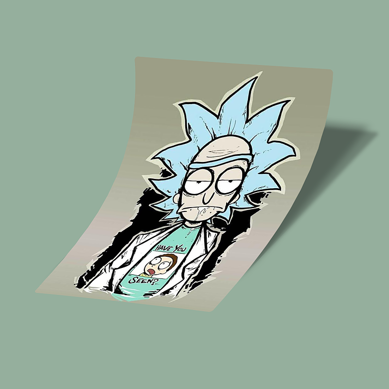 کارت استیکر Rick