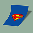 کارت استیکر Superman