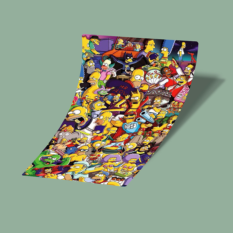 کارت استیکر The Simpsons