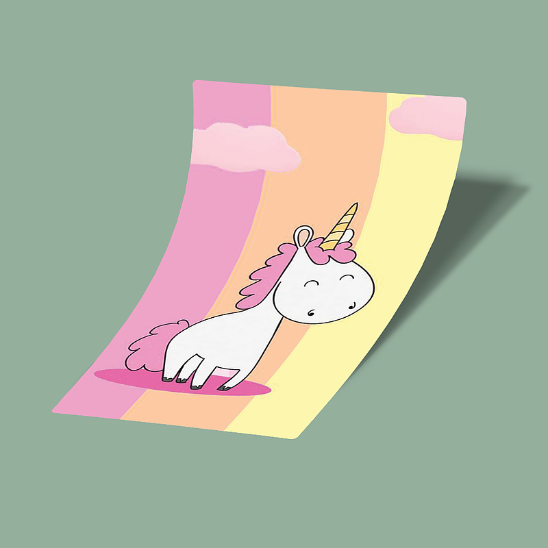 کارت استیکر Unicorn