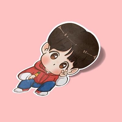 استیکر BTS Baby Jungkook