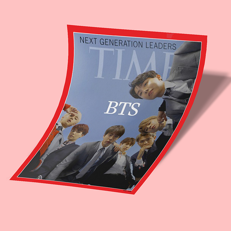 استیکر BTS Time Magazine